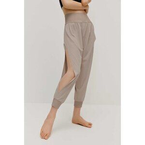 Neiwai Womens Ballet Slit Joggers Sz Small Gray Pant Athleisure Minimalist